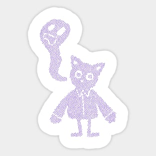 Ghostly Cat Sticker